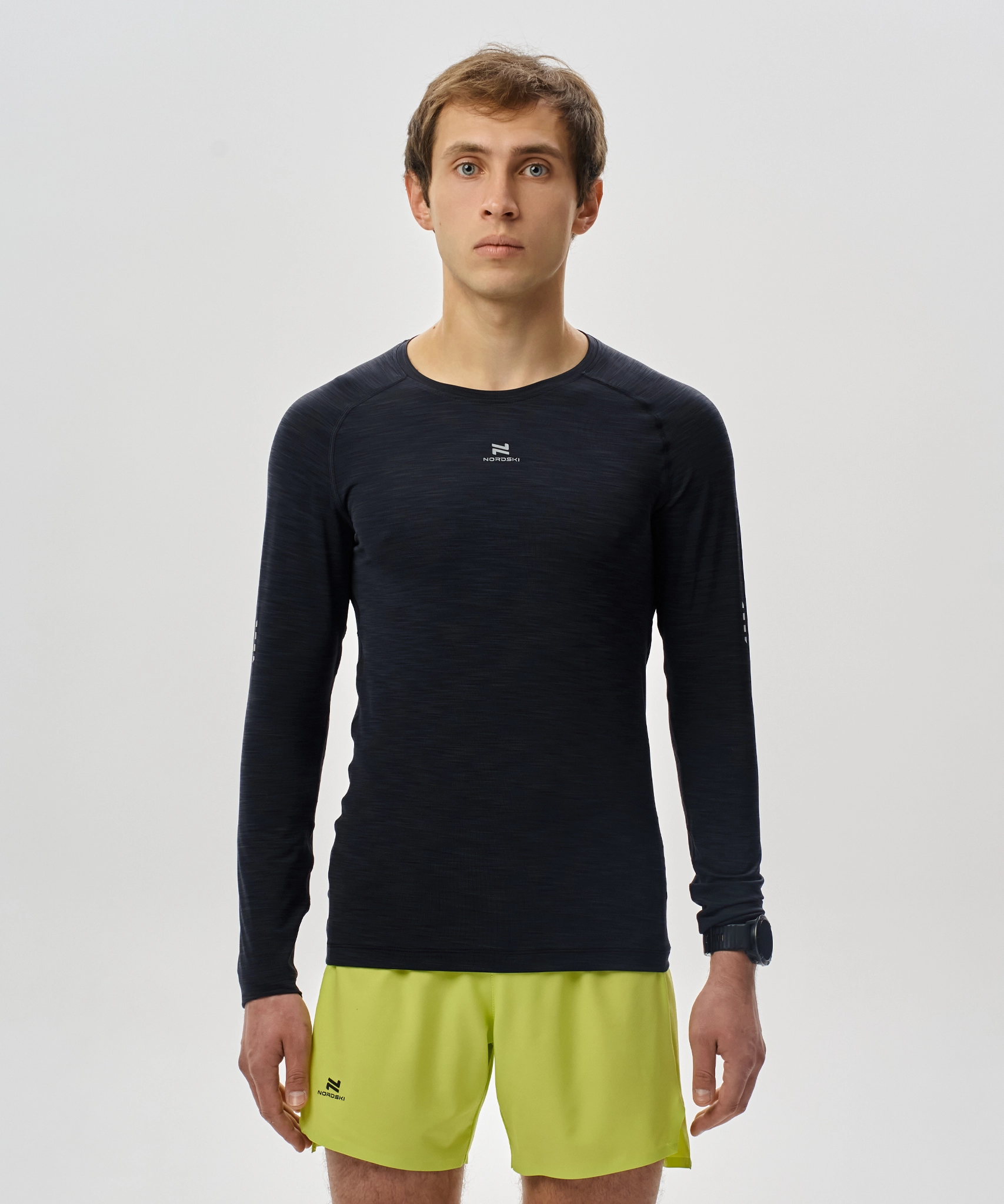 Футболка Nordski Pro Dark Blue с длинным рукавом