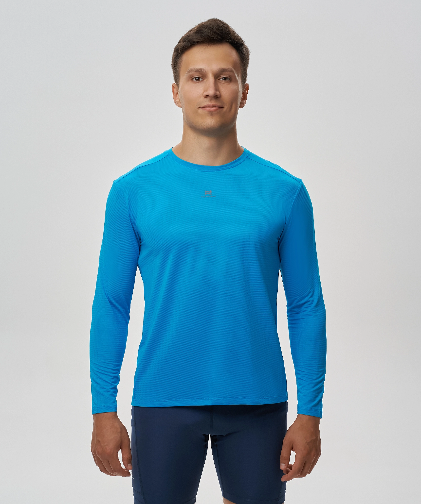 Футболка Nordski Run 2.0 Silver с длинным рукавом