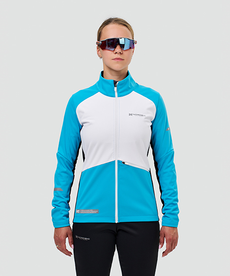 Тренировочная куртка Nordski Pro 2.0 Pearl Blue/Ice Mint W