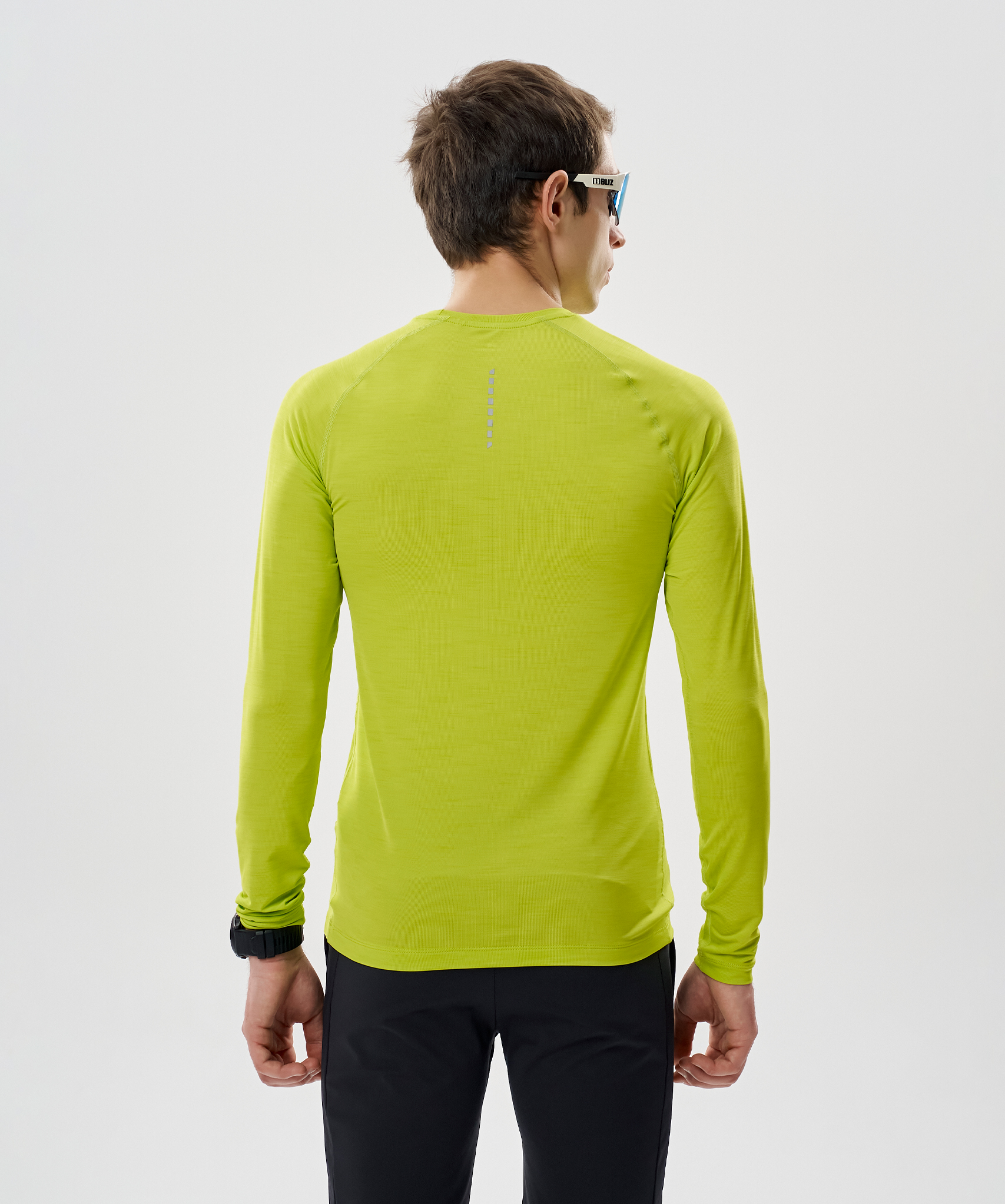 Футболка Nordski Pro Lime с длинным рукавом