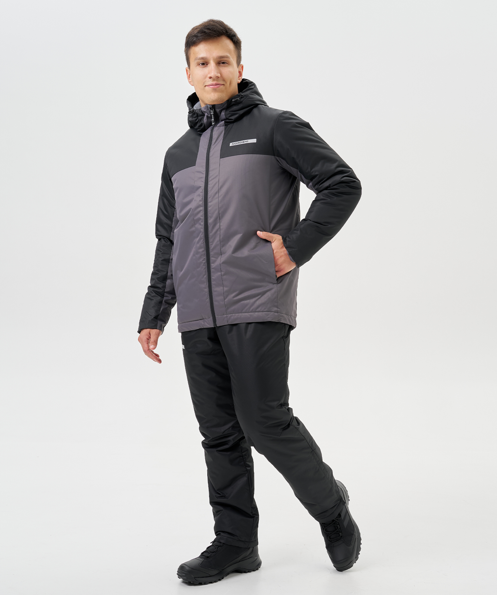 Утепленная куртка Nordski Winter Black/Grey