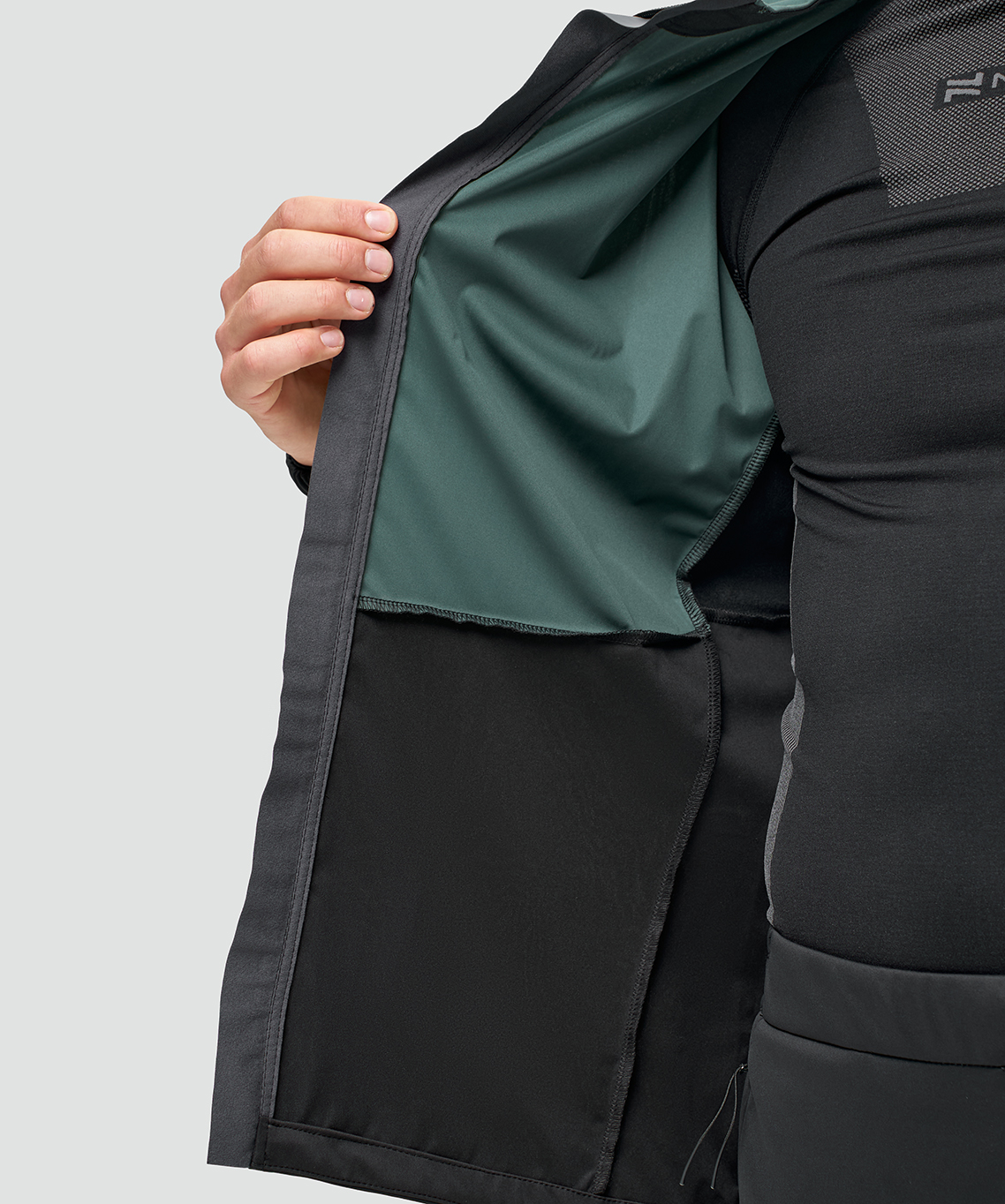 Тренировочная куртка Nordski PRO TOUR Dark Mint/Black