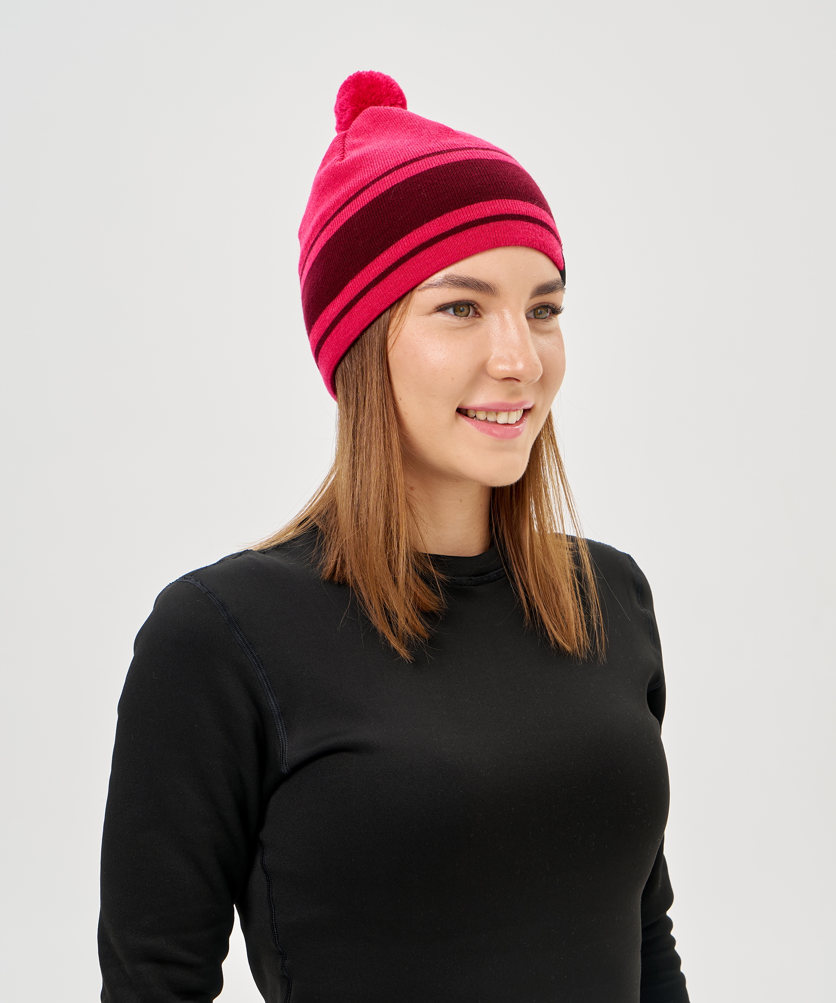 Шапка Nordski Tone Stripe Pink