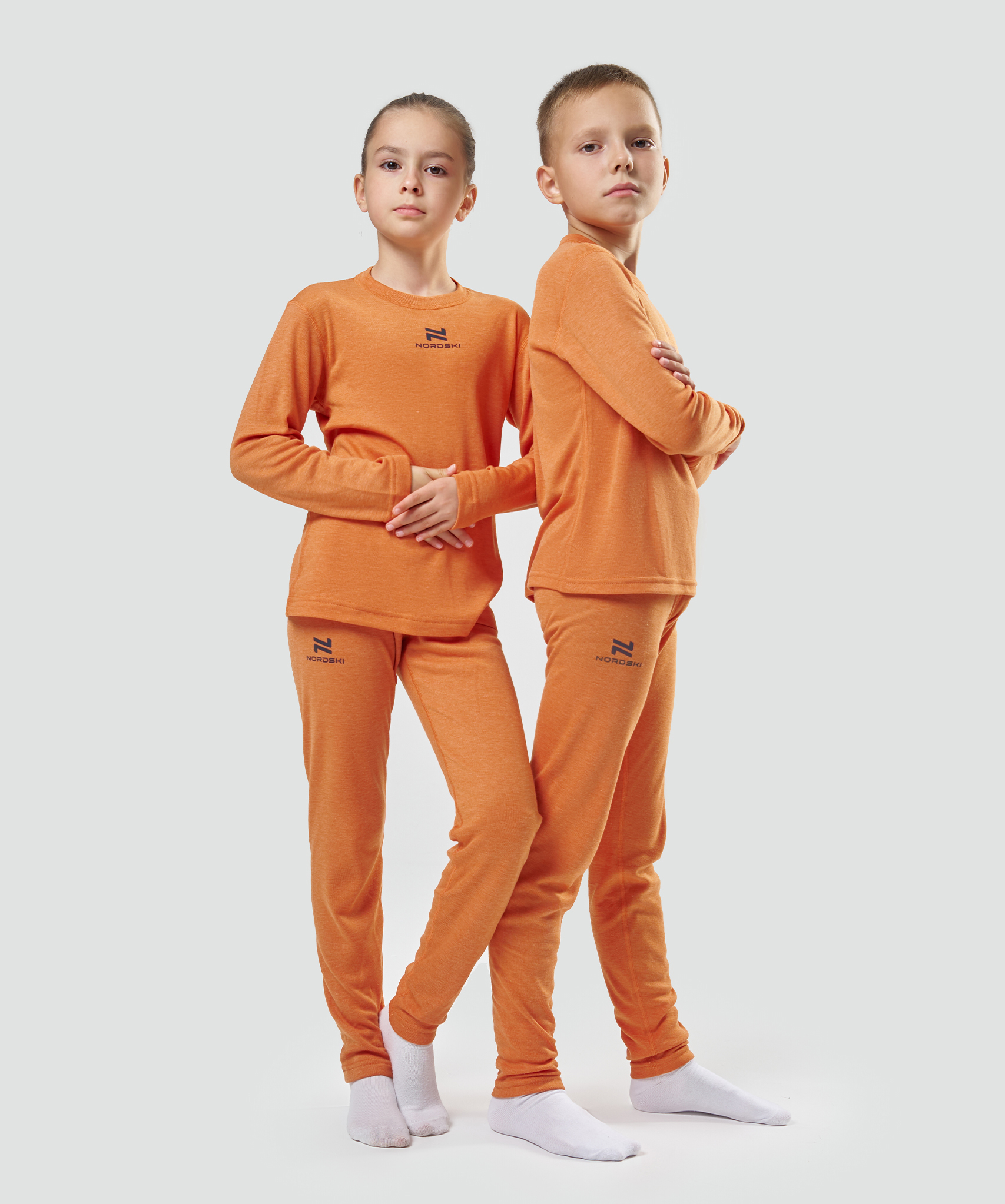 Комплект термобелья Nordski Jr. Soft Orange