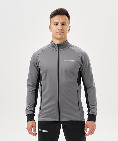 Тренировочная куртка Nordski Core Graphite/Black